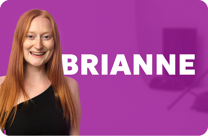 Brianne, real patient living with UC.