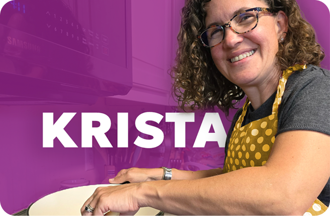 Krista, real patient living with UC.