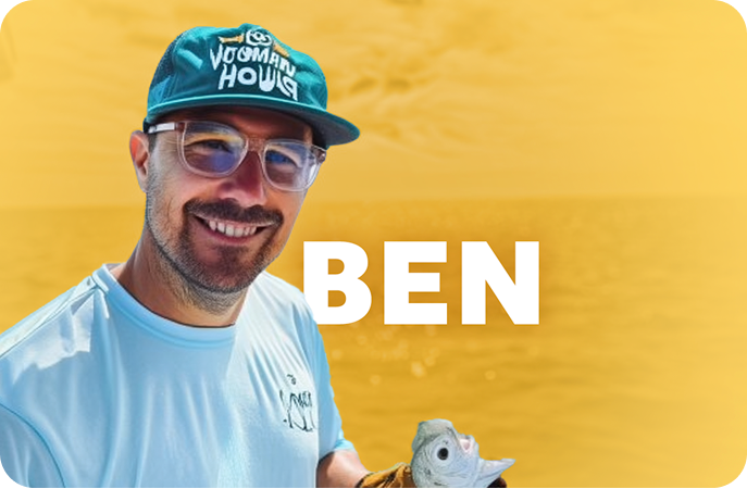 Ben, real patient living with Crohn’s.