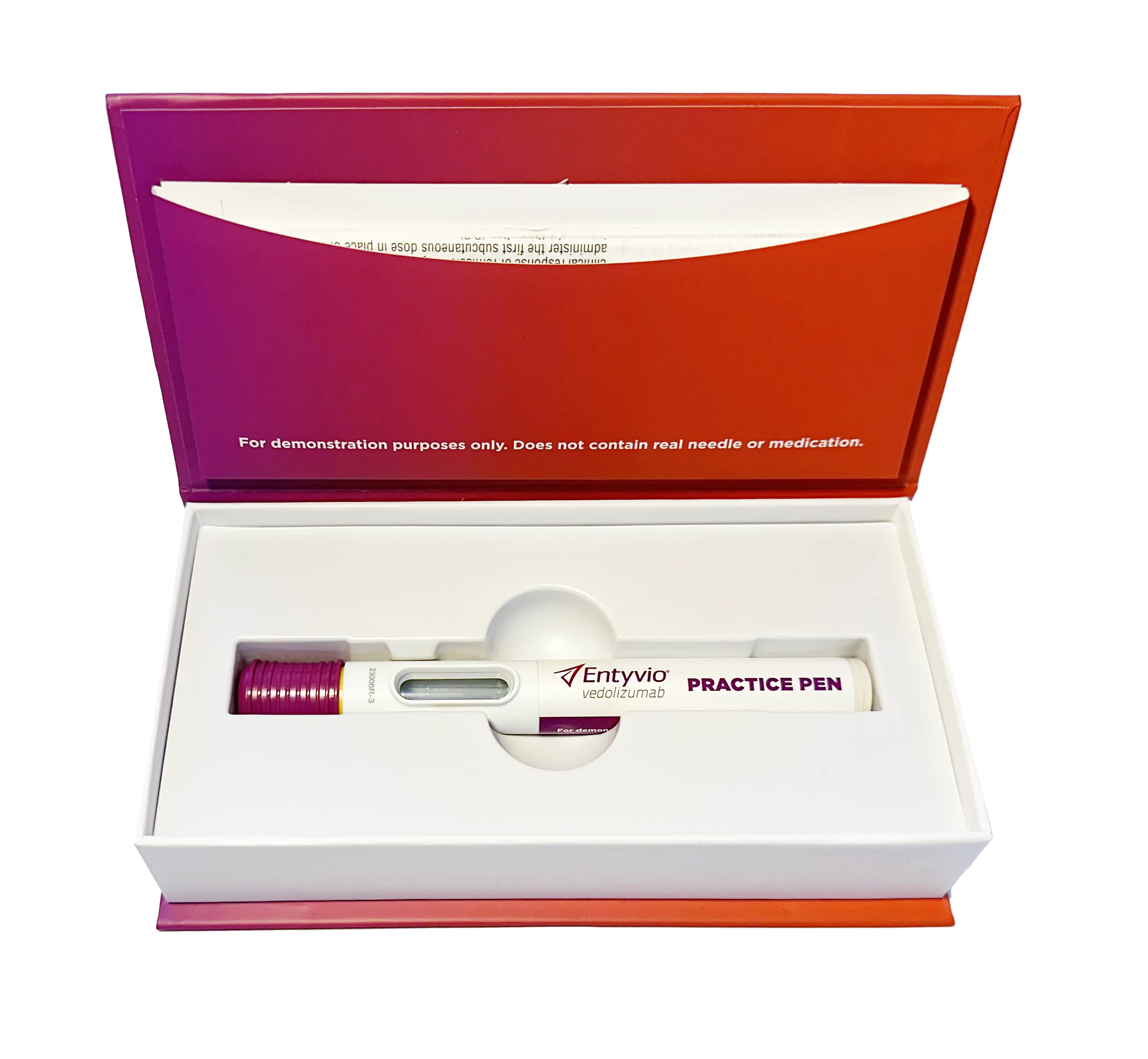 ENTYVIO self-injection training kit.