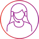 Support specialist icon.