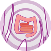 ENTYVIO® targets the GI tract icon.
