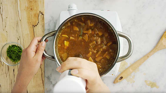 Curried Squash Soup with Coconut Milk Recipe.