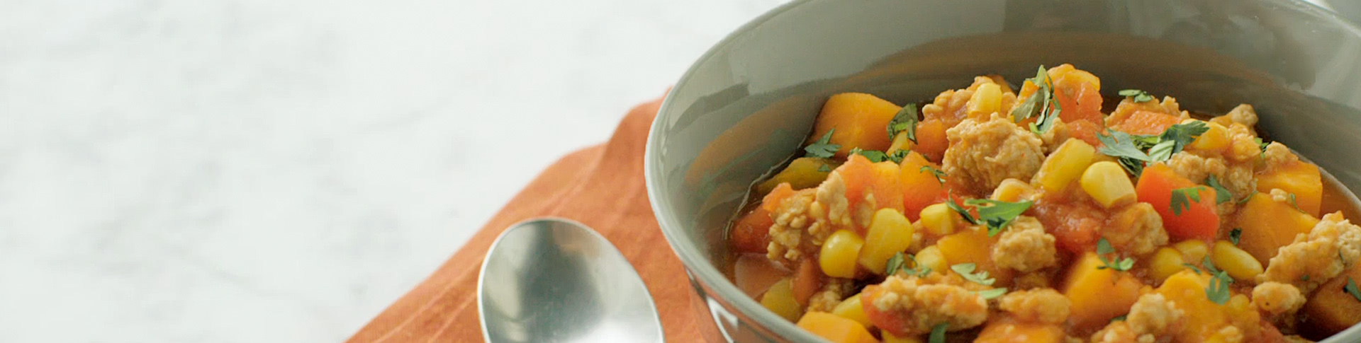 Turkey and Sweet Potato Chili Recipe.