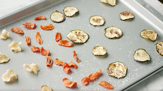 Baked Veggie Chips Recipe.