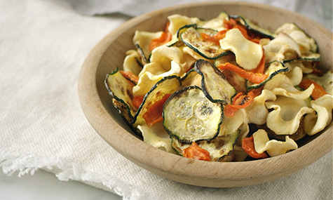 Baked Veggie Chips Recipe.