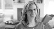 Black and white photo of Kate, a patient on ENTYVIO®, who discusses what it's like to be on Entyvio®.