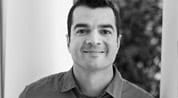 Black and white photo of Dan, a real patient on ENTYVIO®, who explains what it's like to have an infusion.