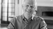 Black and white photo of Ron, a real patient on ENTYVIO®.