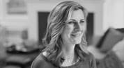 Black and white photo of Kate, who describes why she chose ENTYVIO®.